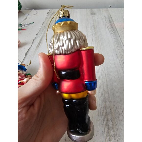 Lao-mai Glass nutcracker ornament set soldier Xmas tree - Picture 11 of 14